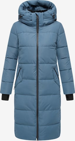 MARIKOO Mantel 'Zuraraa XVI' in Blau: Vorderseite