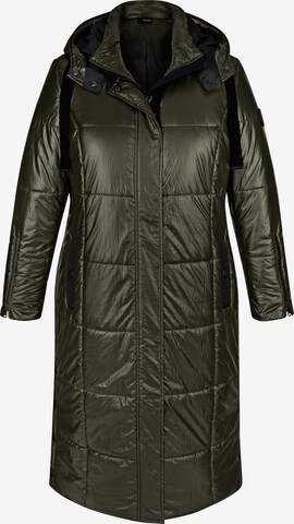 MIAMODA Winter Coat in Green: front