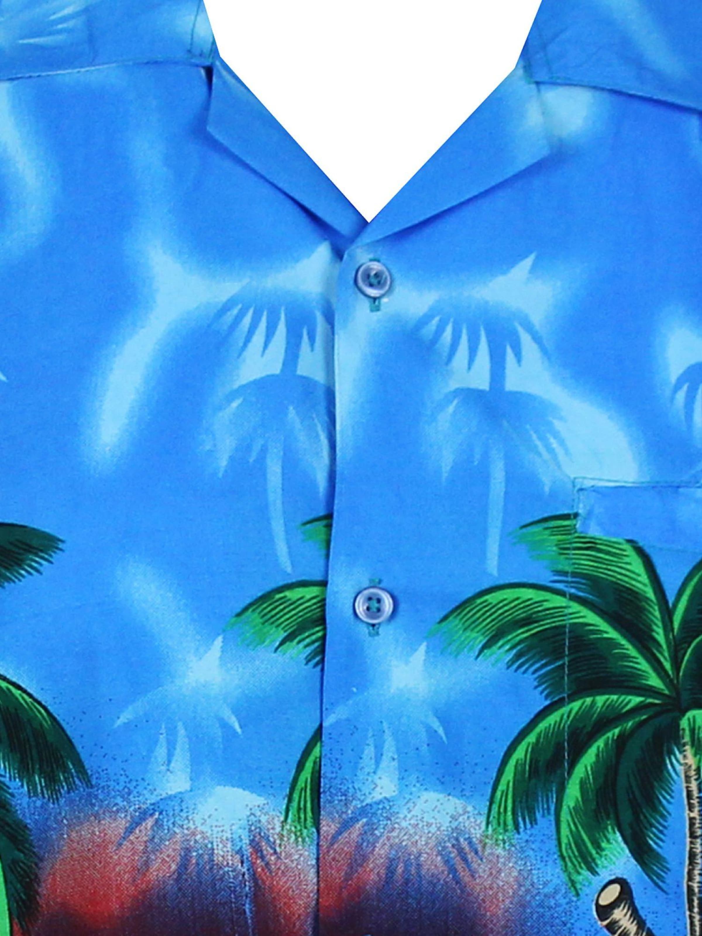 Maglietta 'Parrot' di King Kameha in blu