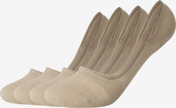 camano Ankle Socks in Beige: front