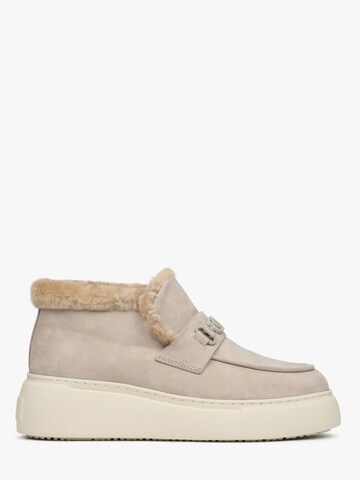 Ankle boots '065-1' di Estro in beige: frontale