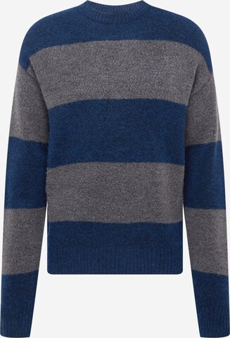 JACK & JONES Sweater 'OLLIE' in Blue: front