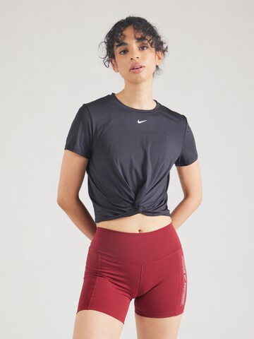 NIKE Performance shirt 'ONE CLSC' in Black: front