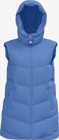 PIECES Vest 'Jamilla' in Blue: front