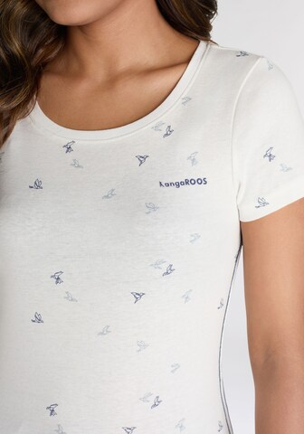 KangaROOS T-Shirt in Weiß