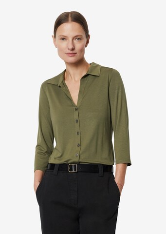 Marc O'Polo Blouse in Groen: voorkant