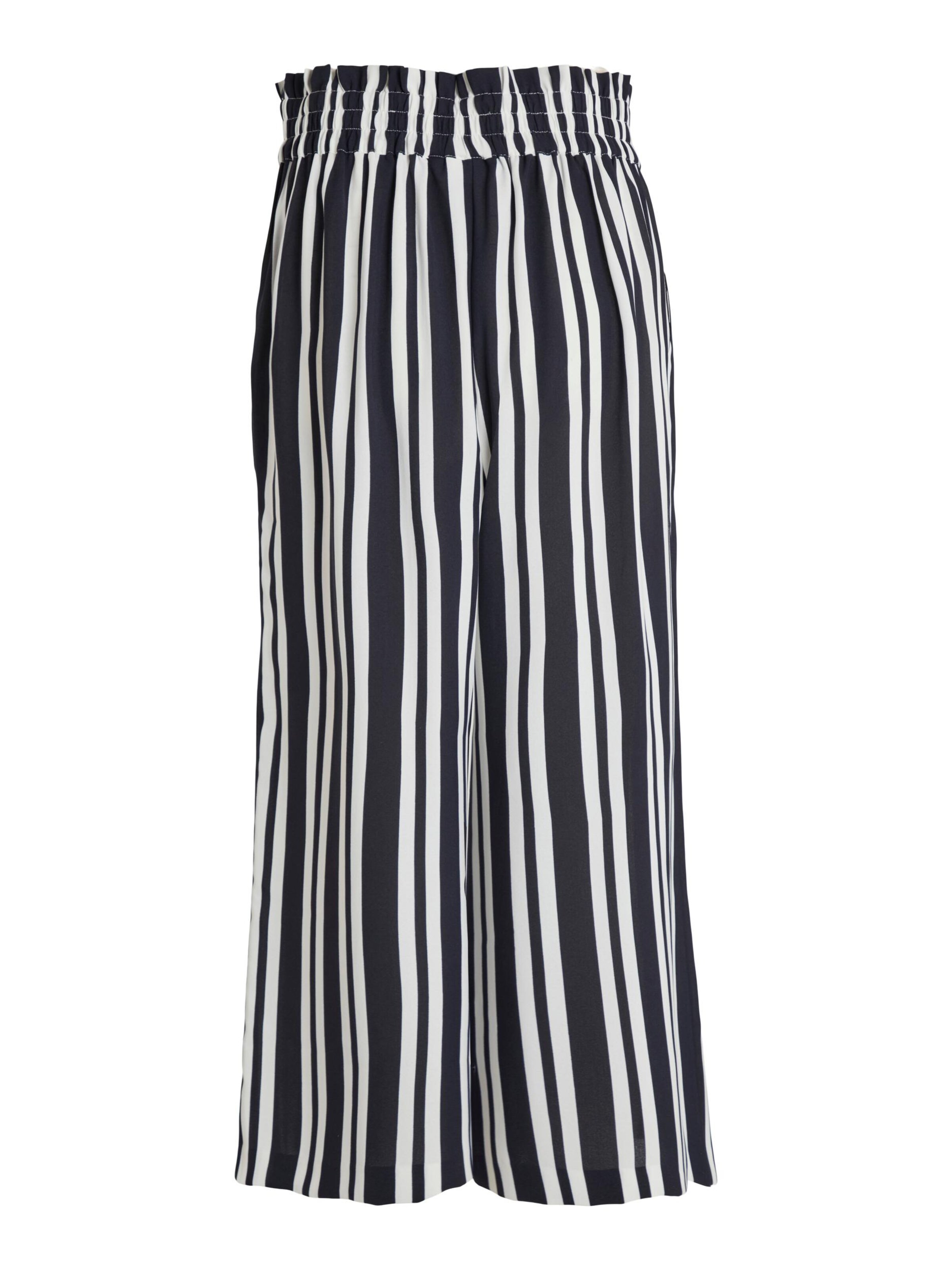 VILA Široke hlačnice Hlače 'Rasha' | bela barva