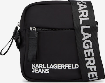 juoda KARL LAGERFELD JEANS Rankinė su ilgu dirželiu: priekis