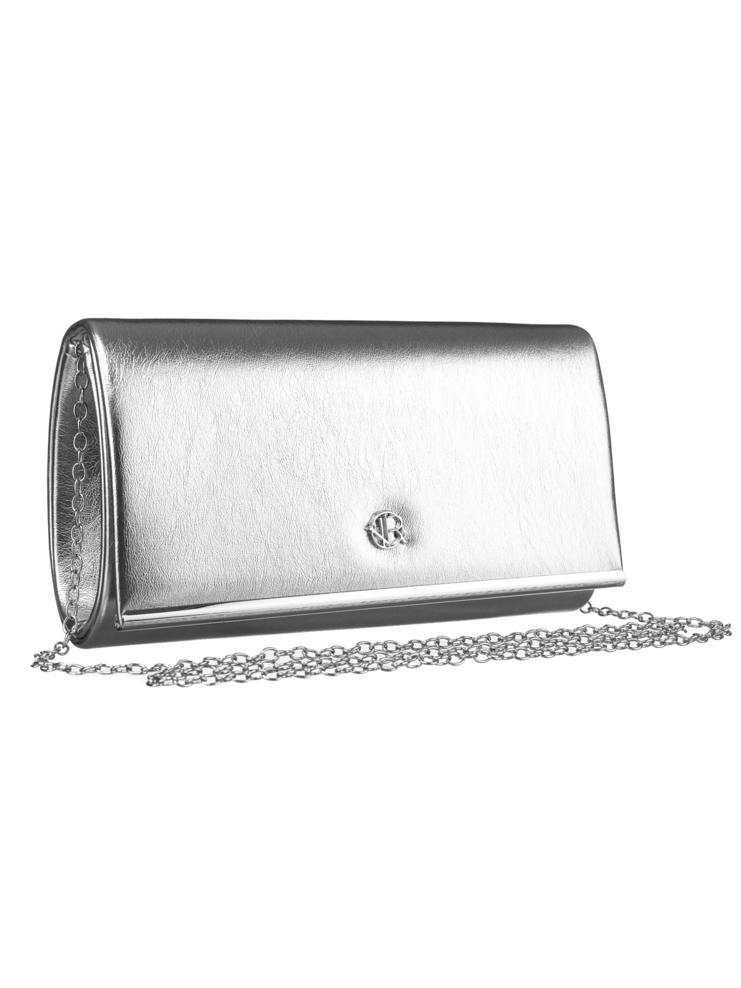 Tomshop24-7 Clutch 'Molly Rovicky'‌‌ in Silber: Vorderseite
