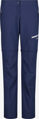 CMP Regular Outdoor Pants in Blue: front