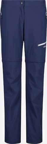 CMP Regular Outdoor Pants in Blue: front