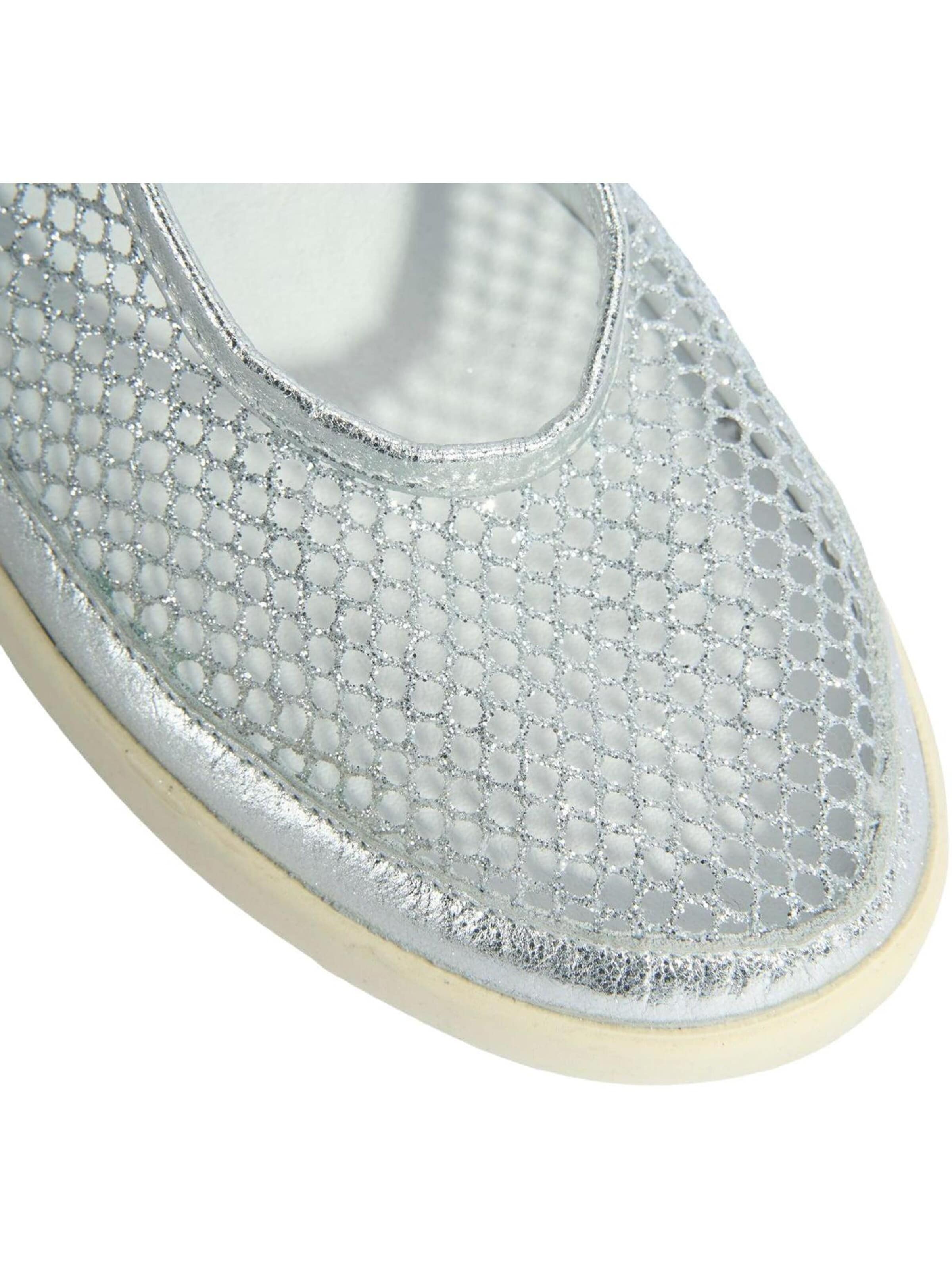 Desa Slipper 'Beleg'‌‌‌ in Silber
