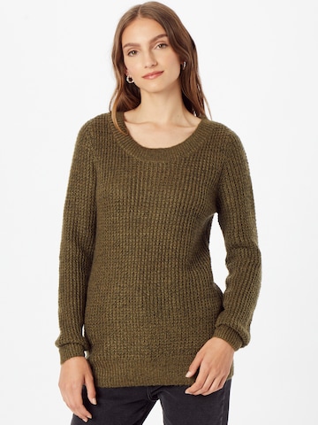 Pullover 'ODANSA' di ICHI in verde: frontale