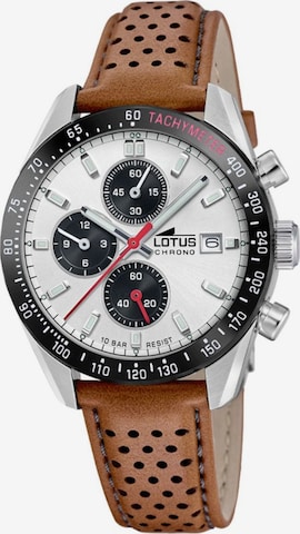 Lotus Analoog horloge in Wit: voorkant