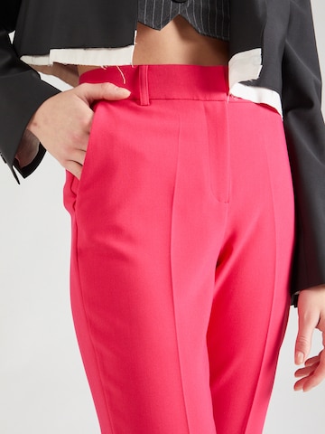 Regular Pantalon à plis s.Oliver BLACK LABEL en rose