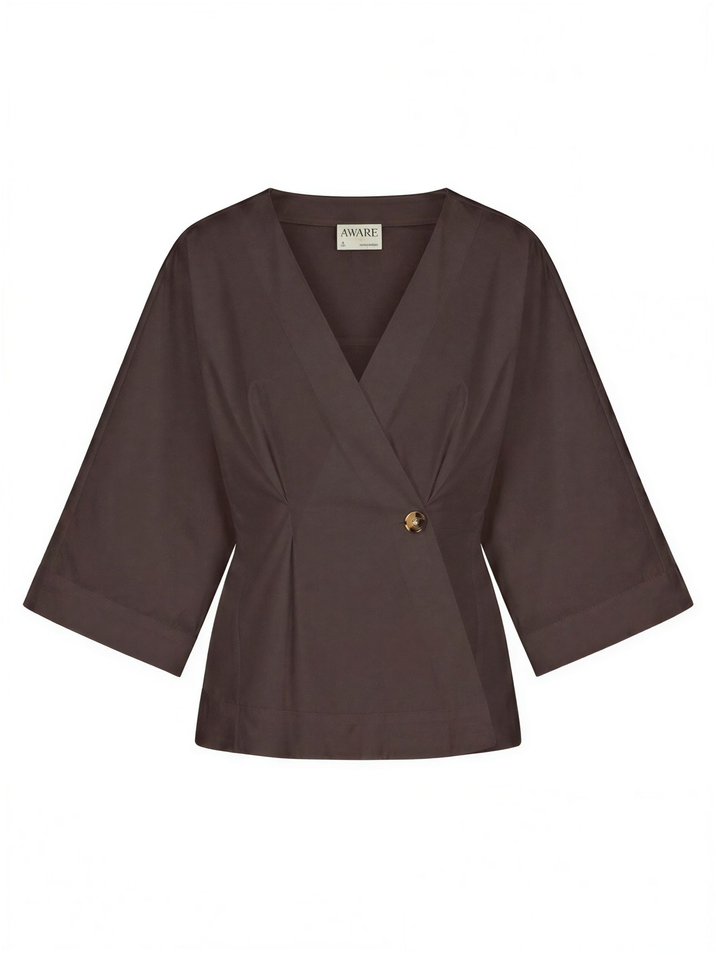 VERO MODA Blouse 'CELIA' in XS in de kleur Bruin, Productweergave
