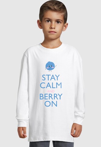 T-Shirt 'Berry Calm' Merchcode en blanc : devant