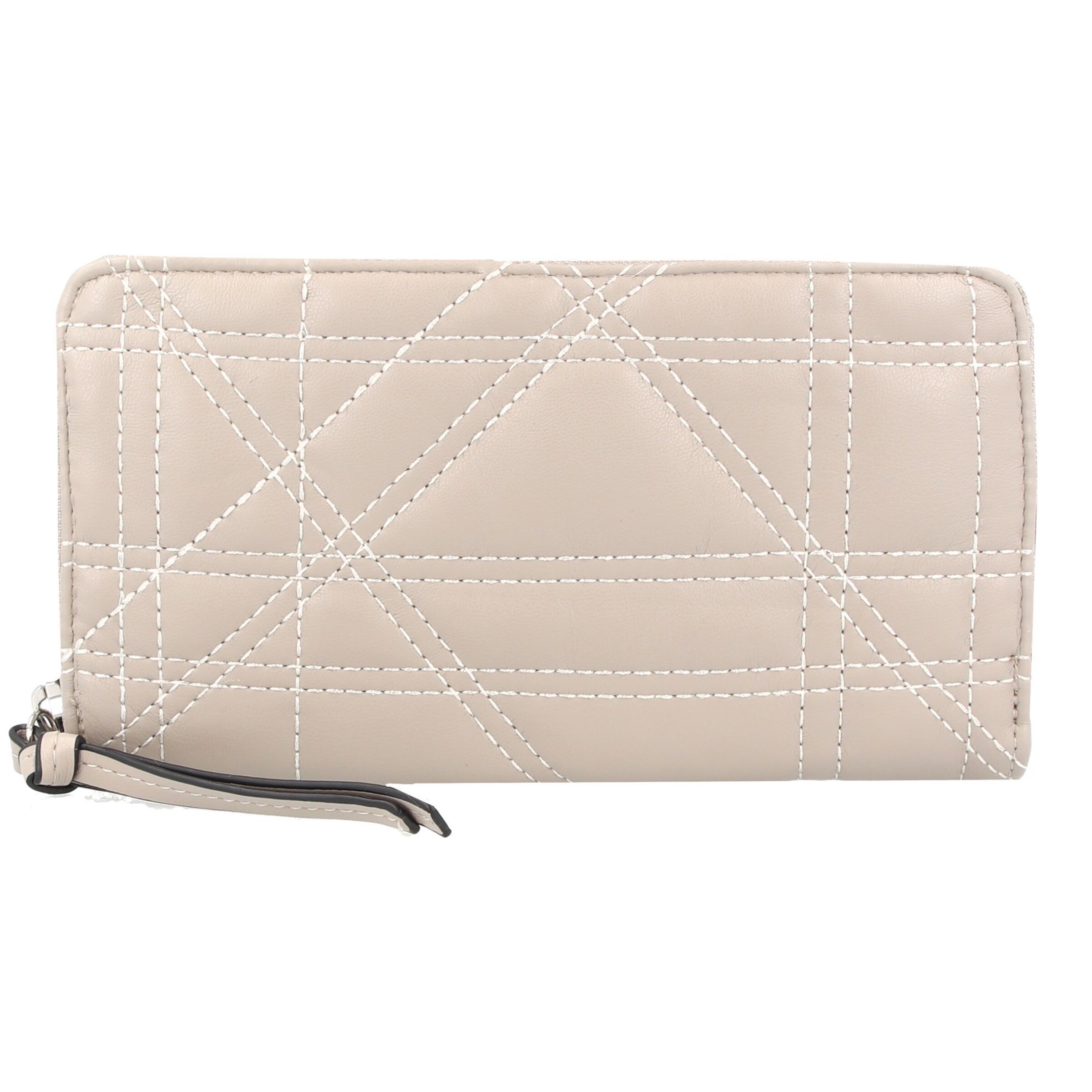 TOM TAILOR Portemonnaie 'Juana' in Grau: Vorderseite