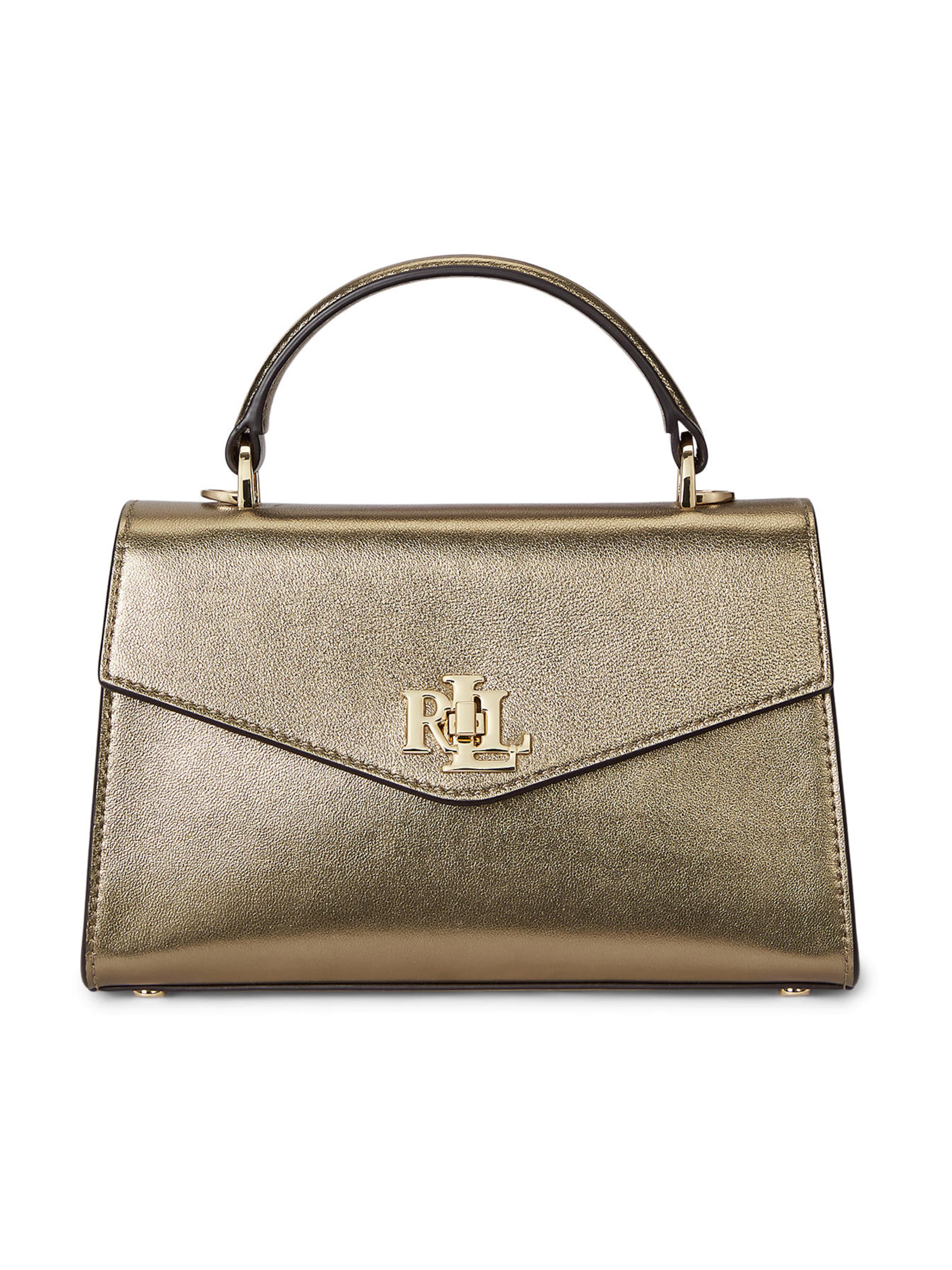 Lauren Ralph Lauren Ročna torbica 'FARRAH' | zlata barva: sprednja stran