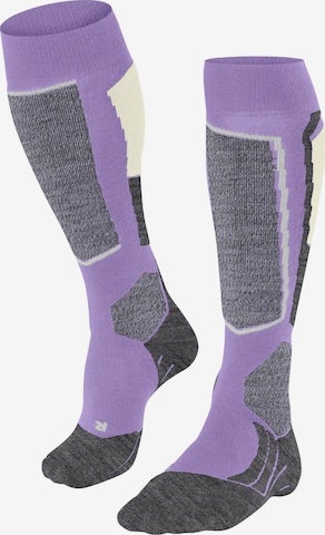 FALKE Sportsocken 'SK2 Intermediate' in Lila: Vorderseite