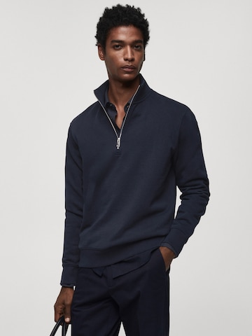 MANGO MANSweater majica 'Winne' - plava boja: prednji dio