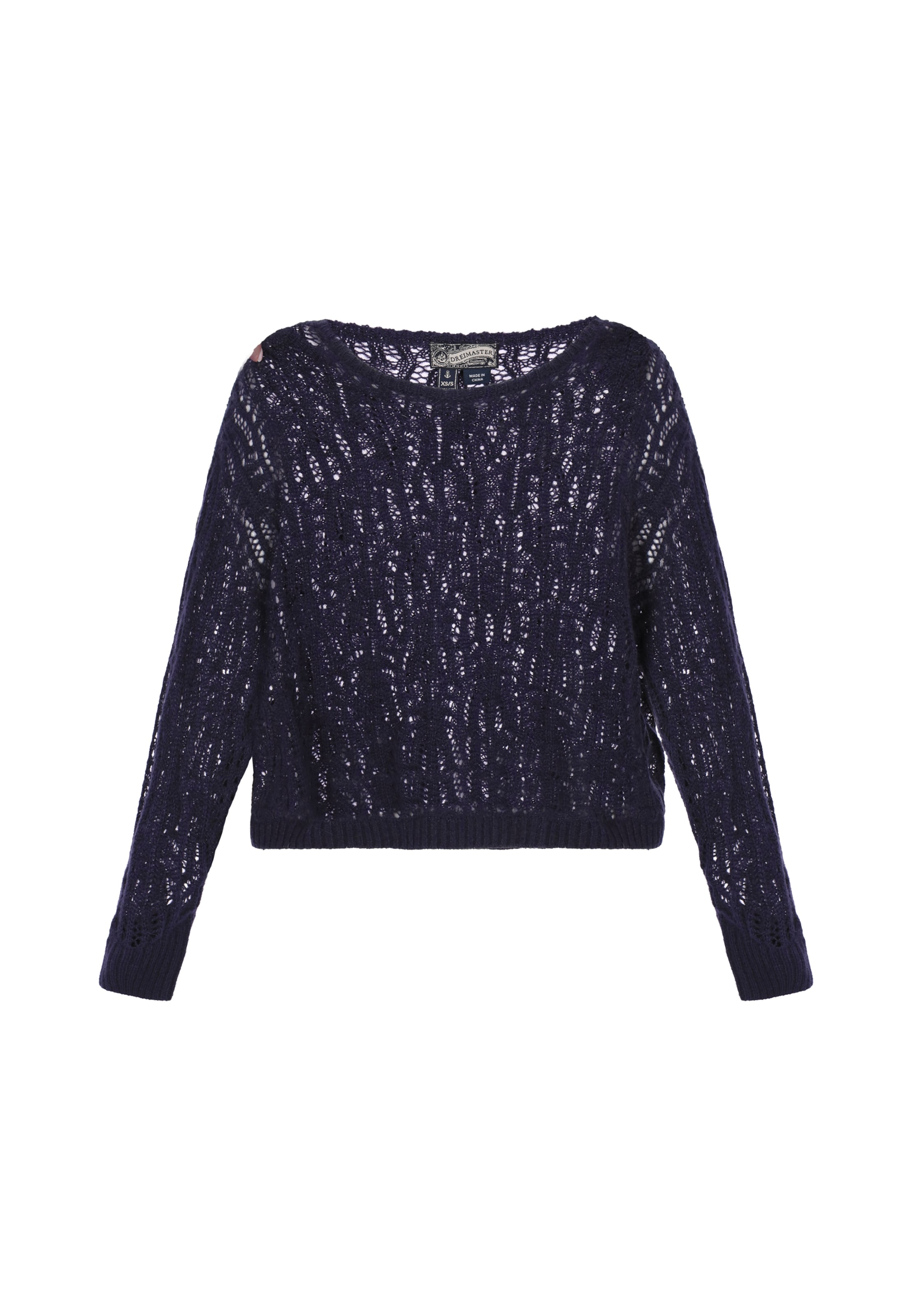 Pull-over 'Vintage' DreiMaster Vintage en bleu : devant