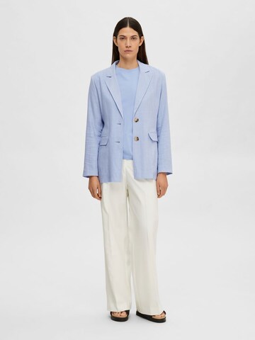 Blazer 'VIVA' SELECTED FEMME en bleu