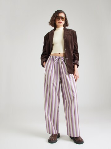 TOPSHOP Wide Leg Hose in Lila