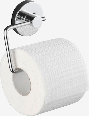 Wenko Toilettenpapierhalter & WC-Garnitur 'Milazzo' in Silber