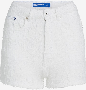KARL LAGERFELD JEANS Regular Shorts in Weiß: predná strana