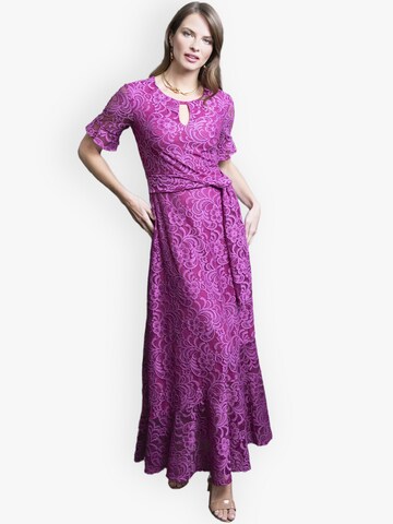 Robe de cocktail HotSquash en violet : devant