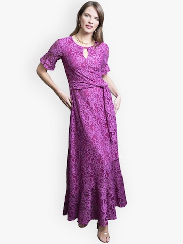 Robe de cocktail HotSquash en violet : devant