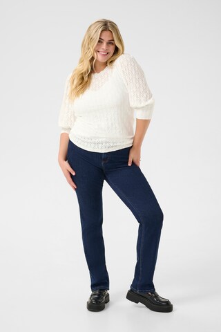 KAFFE CURVE Blouse 'Tia' in Wit