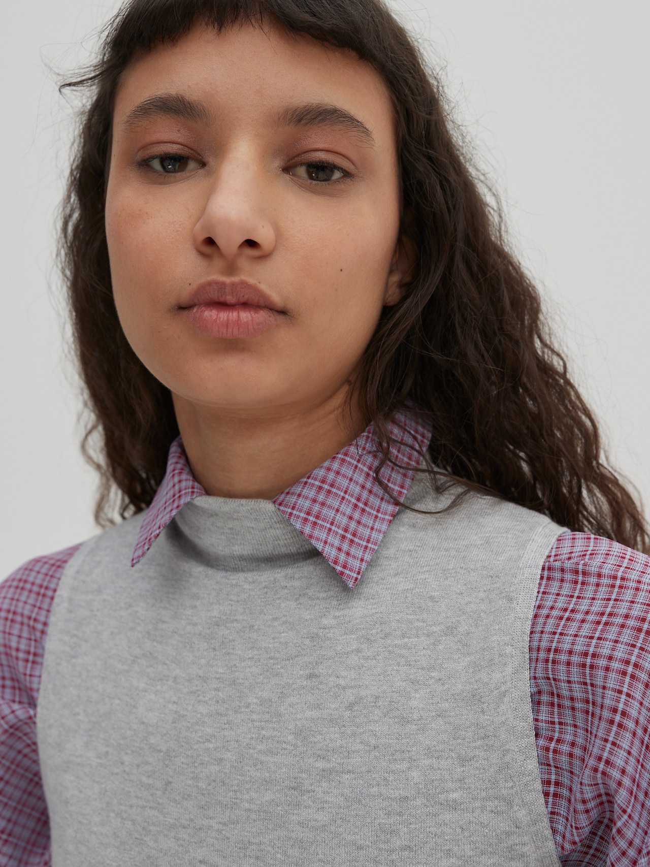 EDITED Jurk 'Alisha' Grijs gemêleerd