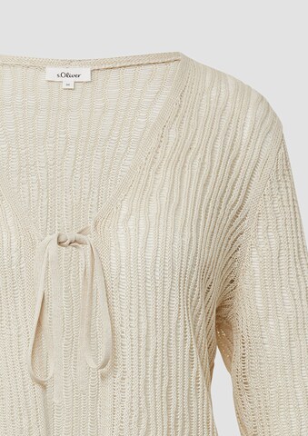 s.Oliver Strickjacke in Beige