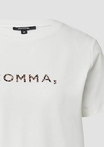 COMMA T-Shirt in Weiß