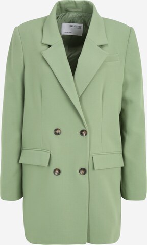 Selected Femme Tall Blazer 'MYNA' in Green: front