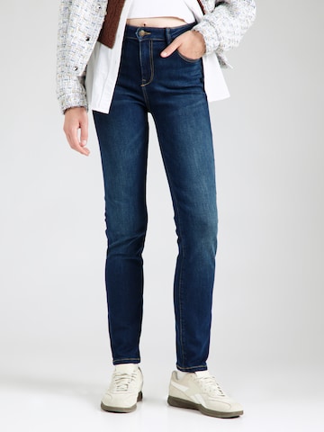Slimfit Jeans 'SEOUL-CLEM1' de la BONOBO pe albastru: față