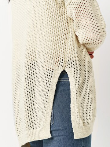 TONI Knit Cardigan in White