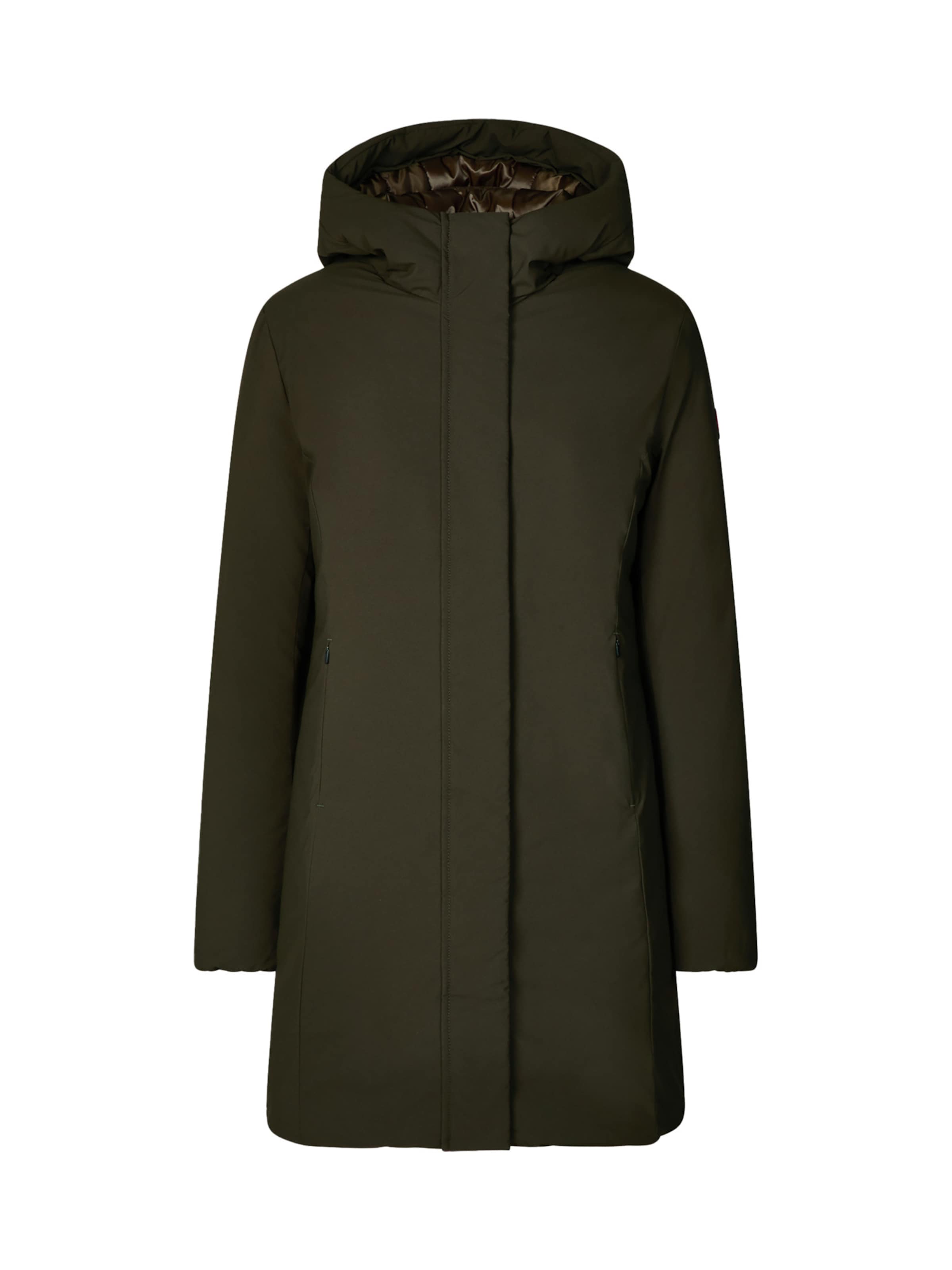 SAVE THE DUCK Winterparka in Groen: voorkant