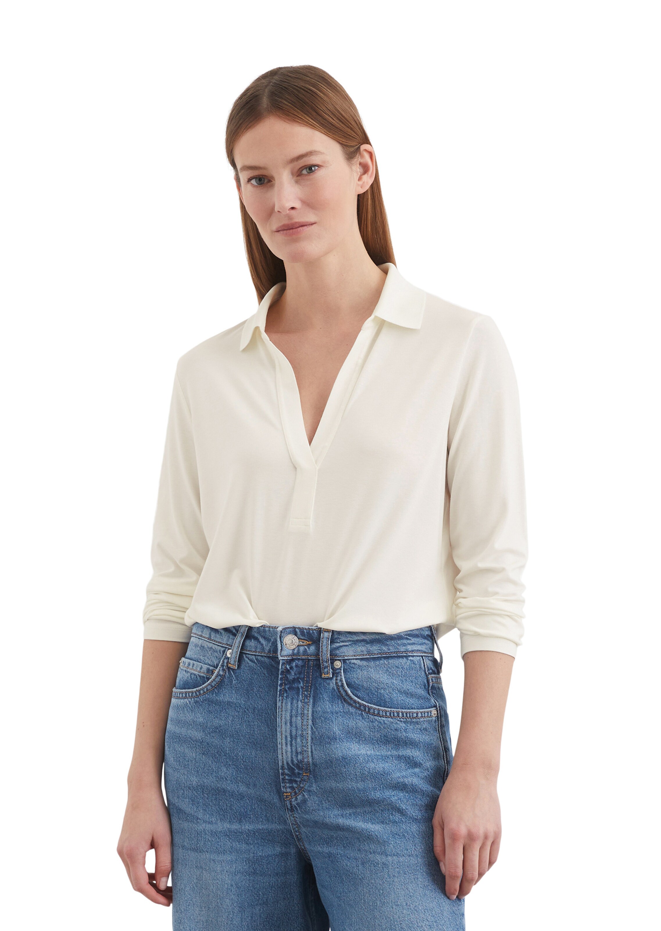 Marc O'Polo Блузка в Белый: спереди