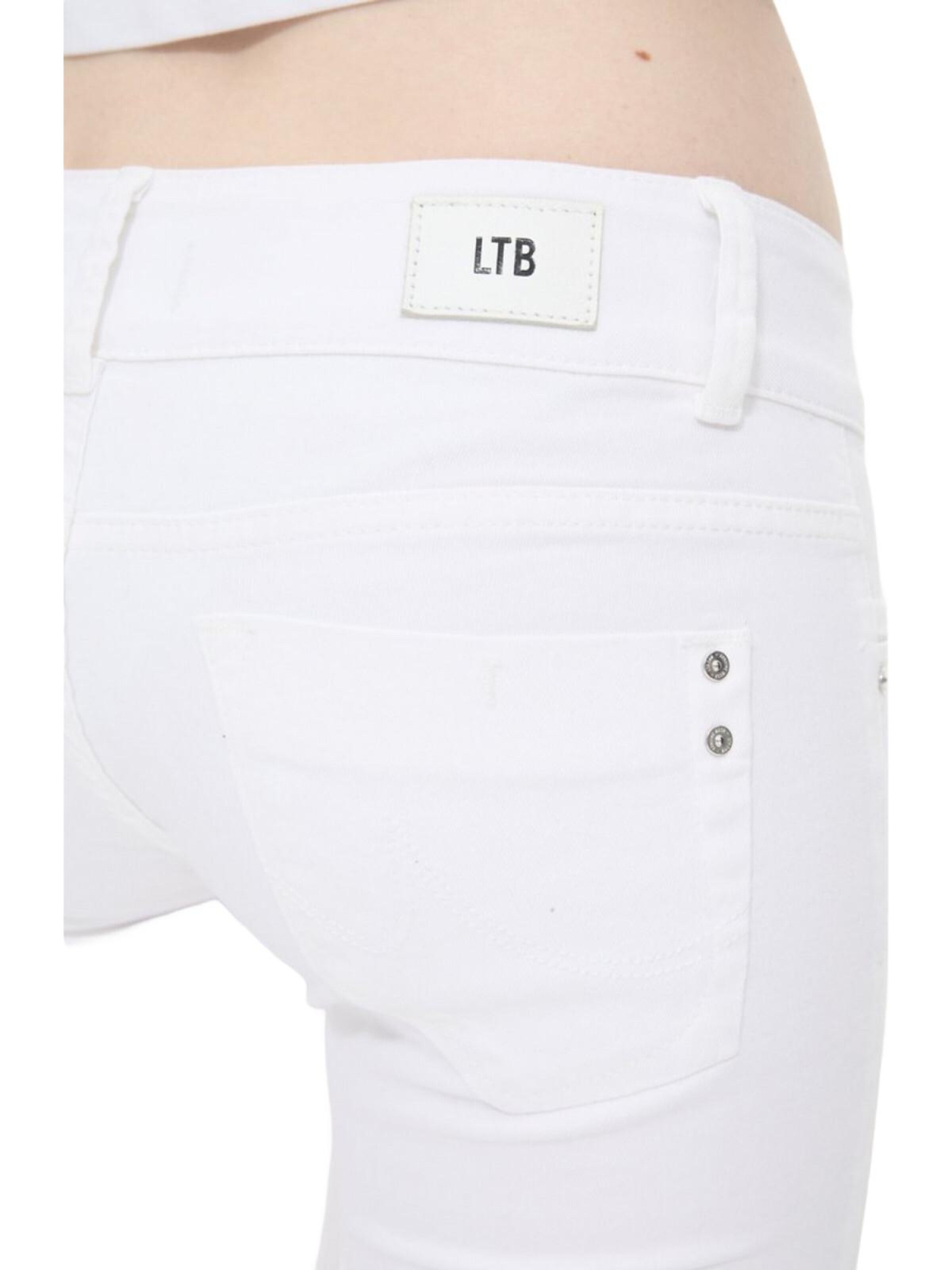 LTB Jeans - Slimfit Vaquero 'LTB Jeans Molly Skinny Leg Mid Waist Jeanshose' en blanco