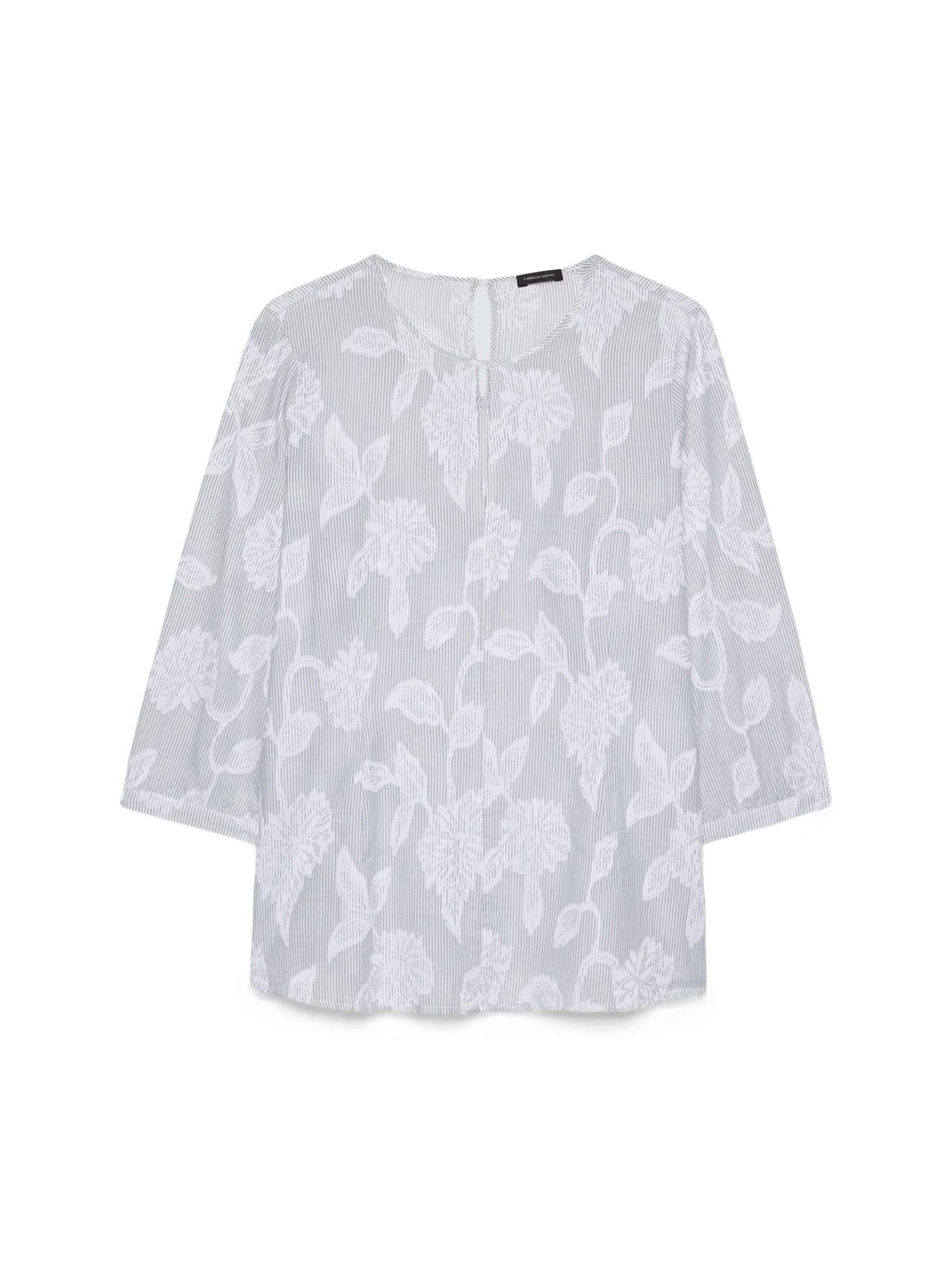 Camicia da donna di Fiorella Rubino in bianco: frontale