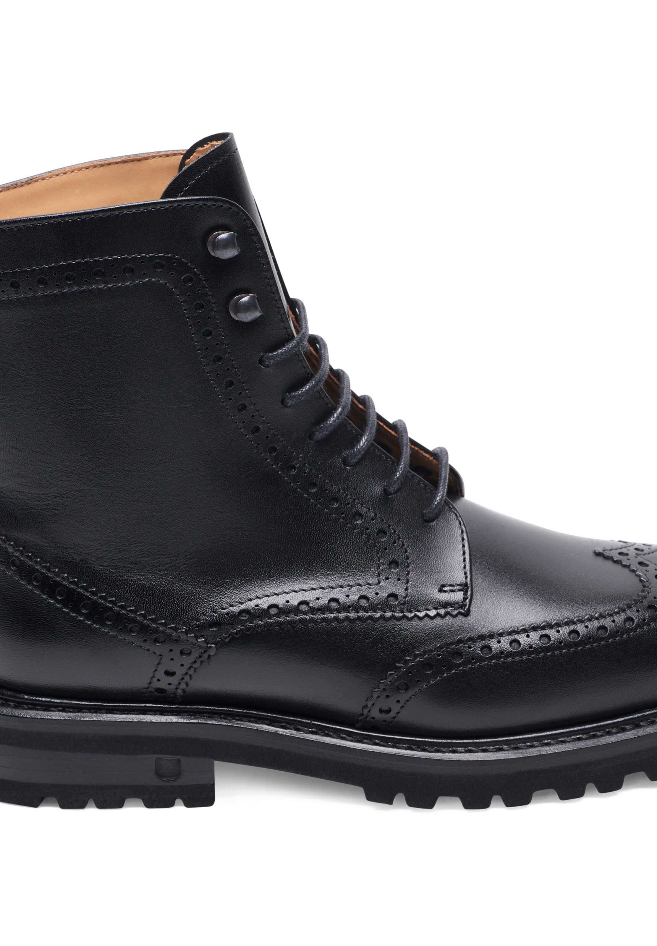 Henry Stevens Lace-up bootie ' Bonnie FBDB5 ' in Black