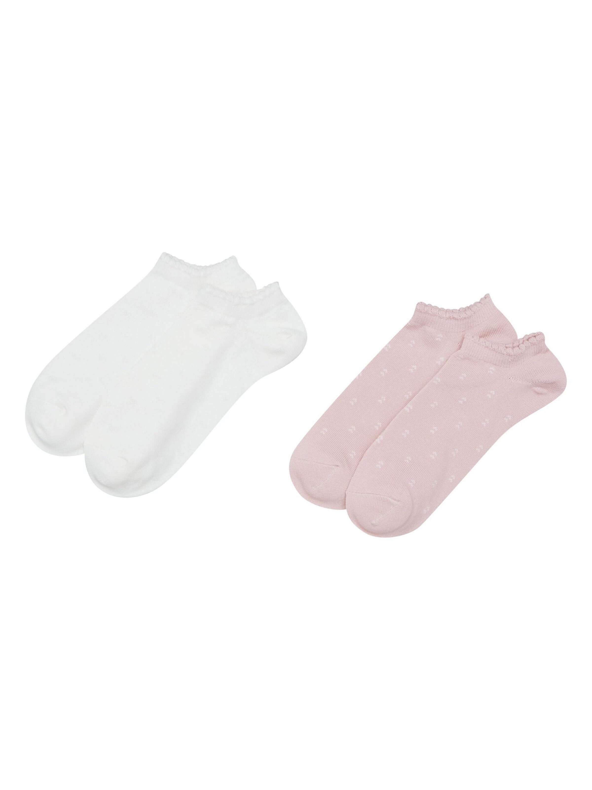 ESOTIQ Socks in White: front