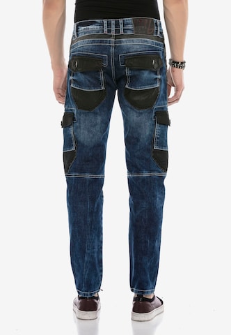 CIPO & BAXX Regular Cargo Jeans in Blue