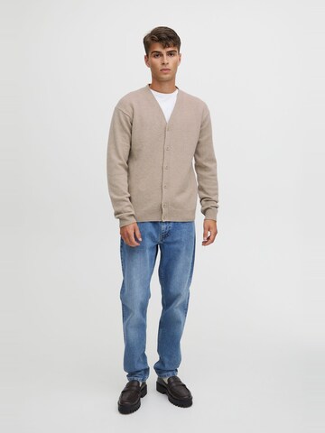 Casual Friday Knit cardigan 'Karl' in Beige