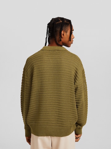 Bershka Pullover in Grün