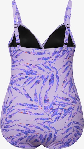 Maillot de bain Ulla Popken en violet