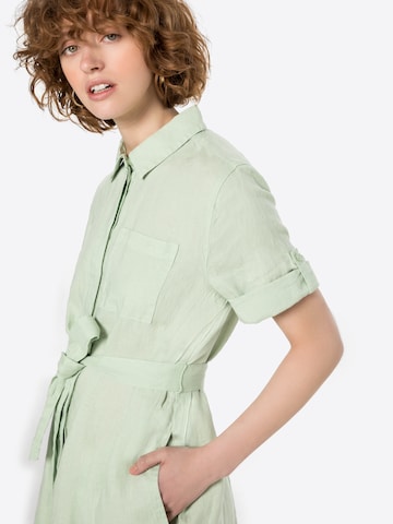 STREET ONE Košilové šaty – zelená
